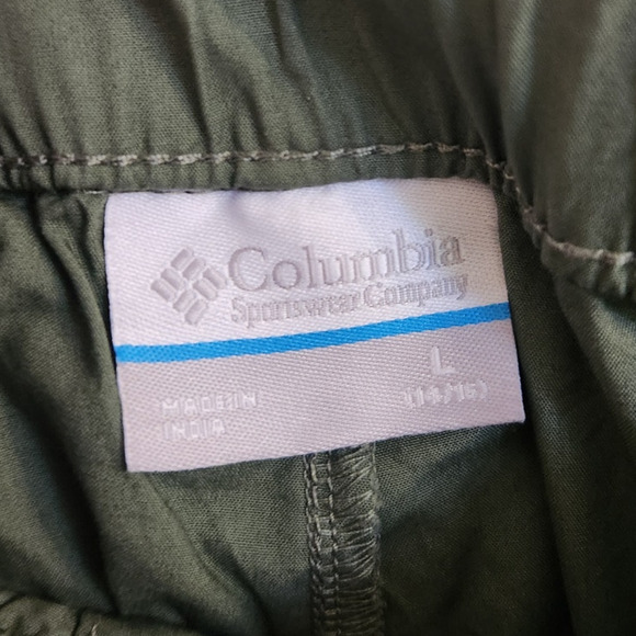 NWT Columbia Washed Out Boy's Shorts Hiking Athletic Green L - Picture 5 of 8